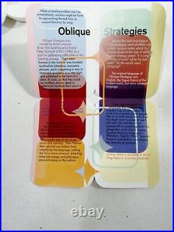 Brian Eno Pae White Oblique Strategies 1996 Peter Norton 4th Ed Cards