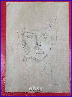 Charles White (Handmade) Drawing charcoal on paper signed & stamped