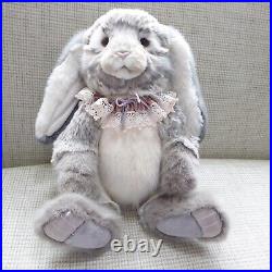 Charlie Bear'wendy' Stunning Super Soft Lop Rabbit, 2020, 18, Bnwt, Grey/white