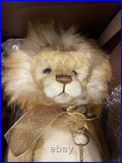 Charlie Bears Haider The Lion Rare Collectors Club Bear Ltd To 240 Worldwide