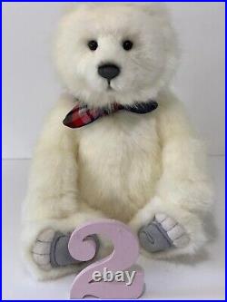 Charlie Bears Urma Plush Collection 17 Polar Bear 2021 #2