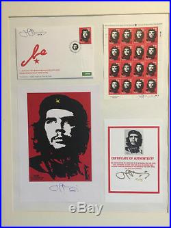 Che Guevara 50th Anniversary Commemorative stamp set from Jim FitzPatrick