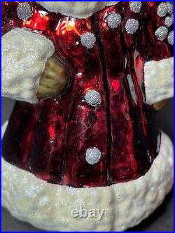 Christopher Radko 2000 Ornament Muffy Vanderbear Winter Princess With Charm