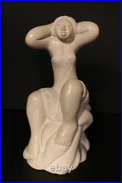 Clay Sculpture By Haitian Artist Louis Gilles Caribbean Haitian Art