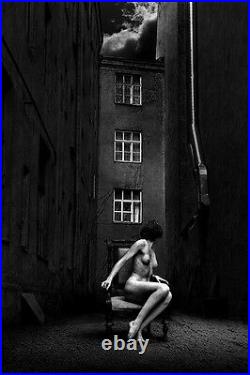 Coming Fine Art Nude Black & White Photo Print Signed by Artist www. Maris. Lv