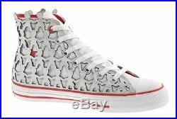 Converse People 1hund+artists As Ct Hi Trainer Men Shoes White/red Size 11.5 New