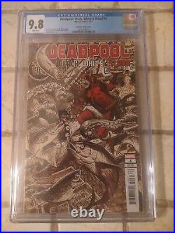 DEADPOOL Black White & Blood #4 125 CGC 9.8 1st SAKURA SPIDER Spider-Verse