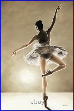Dance Away Signed Fine Art Giclée Print. Figurative ballerina dance painting