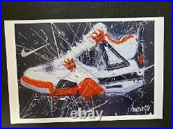 Dave White Nike Air Jordan IV Print 42/50 Extremely Limited Direct from Artist