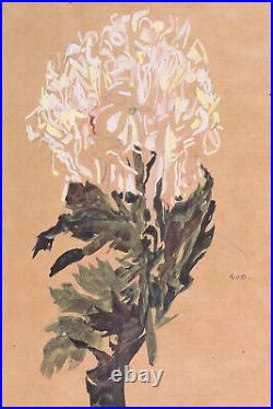 Egon Schiele White Chrysanthemum (1910) Photo Poster Painting Art Print