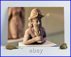 Enki/Ea Anunnaki God Statue Wall Art Decor Assyrian-Sumerian-Mesopotamia-Babylon