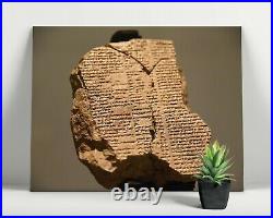 Epic of Gilgamesh Cuneiform Tablet Wall Art Decor Babylon-Assyrian-Mesopotamian