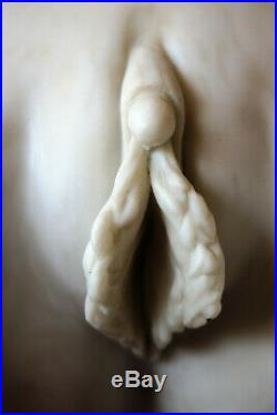 Erotic Female Large Genital Marble Fine Art Sculpture