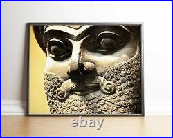 Eyes of Lamassu Winged Bull Wall Art Decor Babylon-Sumerian-Akkadian-Assyrian