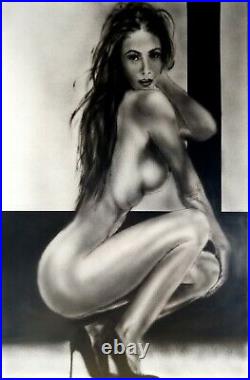 Female, Nude, 100% Hand Painted, original, naked, erotic, skin, sexual, Art, Sale