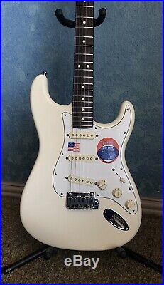Fender Jeff Beck Artist Series Signature Stratocaster Olympic White with Upgrades
