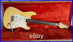 Fender USA Jeff Beck Signature Stratocaster 1993 Vintage White Yellow Strat