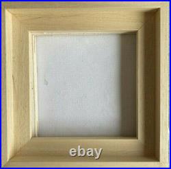 Floating Artists Picture Frame for DEEP Canvas 4cm Artwork White Wood