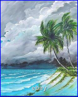 Florida Highwaymen Style Original painting White Sands Point