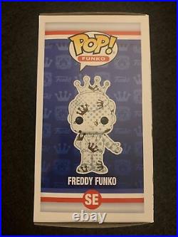 Funko Pop! White Freddy Artist Series LE 2000 Fundays 2021 FunKon RARE