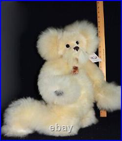 Handmade Teddy Bear Llama Fur Artist Sherry Creamer Alive Again Bear 22