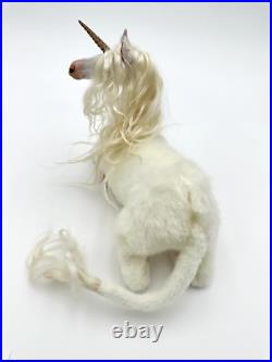 Handmade high quality posable Art Doll White Unicorn Artist Red Riverroad 25cm