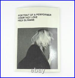 Hedi Slinmane Portrait Of A Performer Courntey Love Book Visionaire 55 Of 2500
