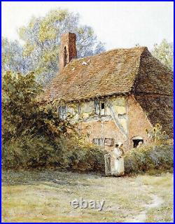 Helen Allingham Near Westerham, Kent british cottage female artist victorian