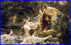Henrietta Rae Hylas, Water Nymphs british female artist religious victorian