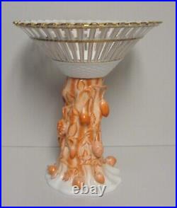 Herend CHINESE BOUQUET RUST (AOG) Artist Show Compote 1997 RARE ITEM