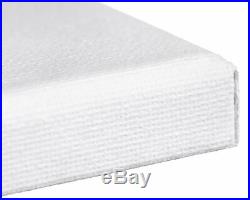 Hillington Artist Blank White Stretched Canvas For Painting Pack Of 4 30 X 40cm
