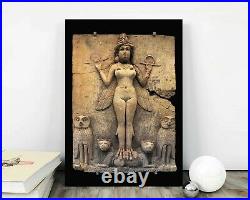 Ishtar/Inanna Wall Art Decor Babylon-Assyrian-Akkadian-Mesopotamian-Goddess Art