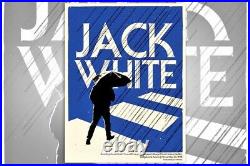 JACK WHITE NASHVILLE TN 2018 ARTIST ED SCREEN PRINT POSTER Ships Today