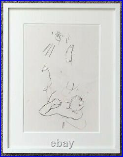 Jack Taylor Lovatt Original Artist Sketch Drawing Framed Artwork Male Figure Gay