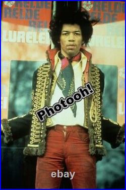 Jimi Hendrix Candid In Scarf Celebrity REPRINT RP #5343
