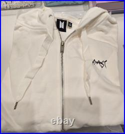 Jungkook Artist Made ARMYST Zip-Up Hoody XL White