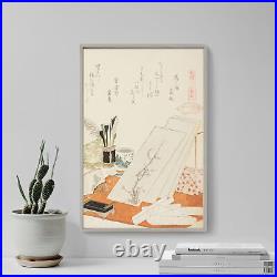 Katsushika Hokusai The White Shell (1821) Photo Poster Painting Art Print