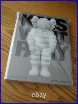 Kaws What Party Signed White Cover Hardback Book Phaidon. Brooklyn Museum