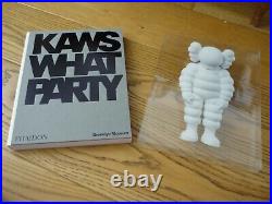 Kaws What Party Signed White Cover Hardback Book Phaidon. Brooklyn Museum