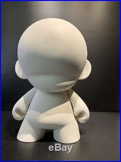 Kidrobot Mega Munny Vinyl Figure 18 inch white designer/artist toy 2007