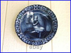 LARGE 13 Vintage DELFT FACTORY WALL PLATE, ARTIST SIGNED by Sticher