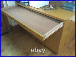 Large 10 drawer solid wood architects/artists plans chest from our art gallery