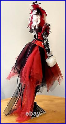 Large 26 OOAK Posable Gothic Artist Doll By Ekaterina Borzunova