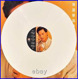 Leslie Cheung White VINYL + Poster (1985 First Pressing)