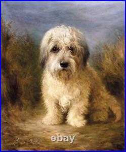 Lilian Cheviot Dandie Dinmont british dog female artist Brown Artwork Quality