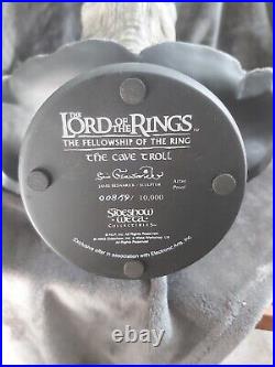 Lord Of The Rings Cave Troll Bust Ltd Ed Weta Sideshow white box artist proof