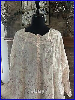 Magnolia Pearl European Cotton Talulah Artist Smock Prairie Dress O/S