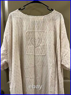 Magnolia Pearl cotton Evolve artist Smock Dress One size (item B4)