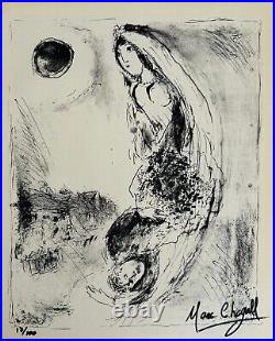 Marc Chagall Hand-Signed Original Print With COA and +$3,500 USD Appraisal