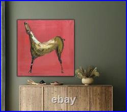 Marino Marini Style Modern Abstract Oil Painting On Canvas 51x51cm? Horse Tate